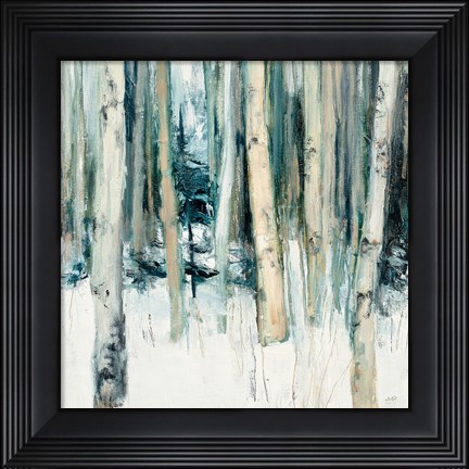 Framed Winter Woods II Print