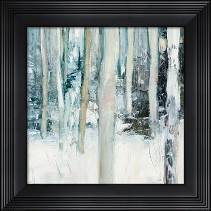 Framed Winter Woods I Print