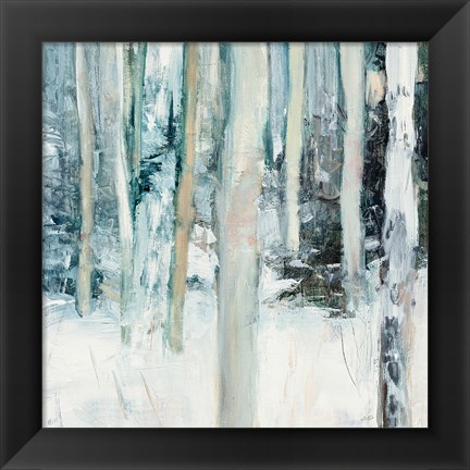 Framed Winter Woods I Print