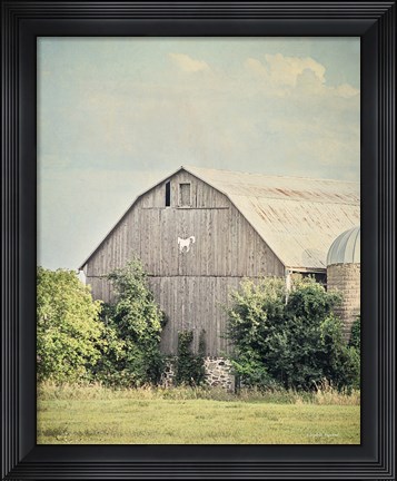 Framed Late Summer Barn II Crop Print