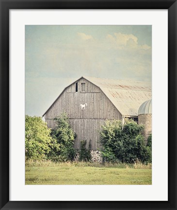 Framed Late Summer Barn II Crop Print