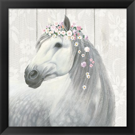 Framed Spirit Stallion II Square Print