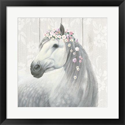 Framed Spirit Stallion II Square Print