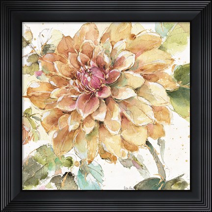 Framed Country Bloom V Print