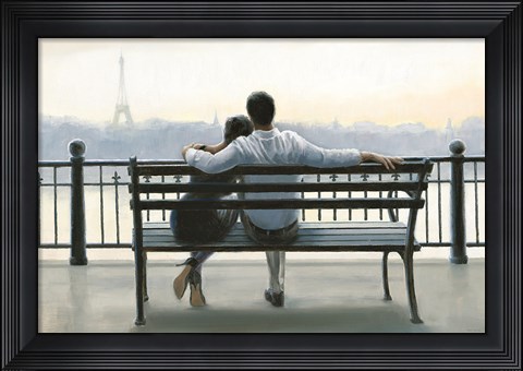 Framed Parisian Afternoon Print