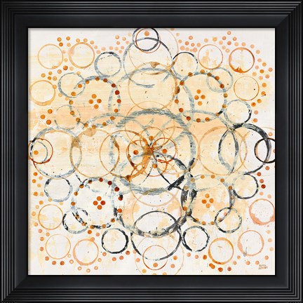 Framed Henna Mandala II Crop Print