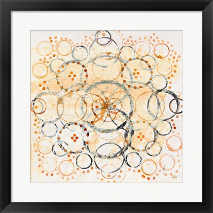 Framed Henna Mandala II Crop Print