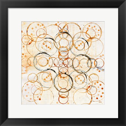 Framed Henna Mandala I Crop Print