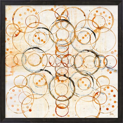 Framed Henna Mandala I Crop Print