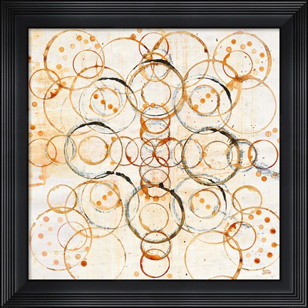 Framed Henna Mandala I Crop Print