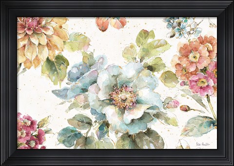 Framed Country Bloom I Print