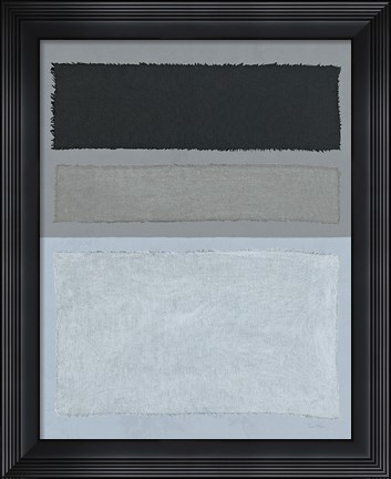 Framed Painted Weaving II FB Print