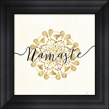 Framed Namaste I Print