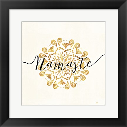 Framed Namaste I Print