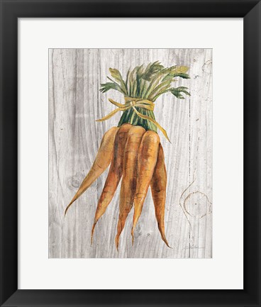 Framed Market Vegetables I Print