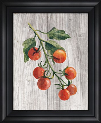 Framed Market Vegetables IV Print