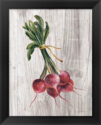 Framed Market Vegetables III Print