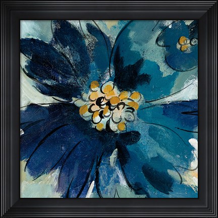 Framed Inky Floral III Print