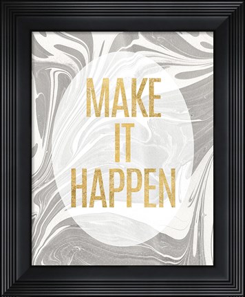 Framed Lets Go for the Gold I Print