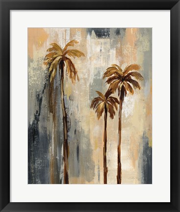 Framed Palm Trees I Print