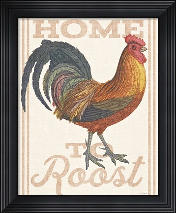 Framed Home to Roost II Print