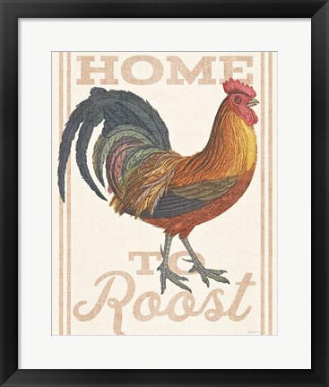 Framed Home to Roost II Print