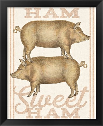 Framed Ham Sweet Ham Print