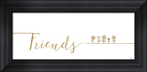 Framed Underlined Thoughts III Print