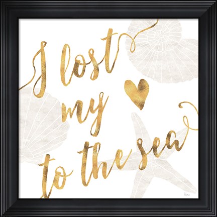 Framed To the Sea I Print