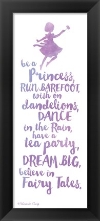 Framed Believe in Fairy Tales Print