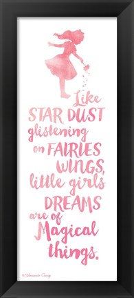 Framed Little Girls Dreams Print