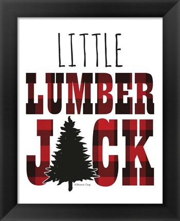 Framed Little Lumberjack Print