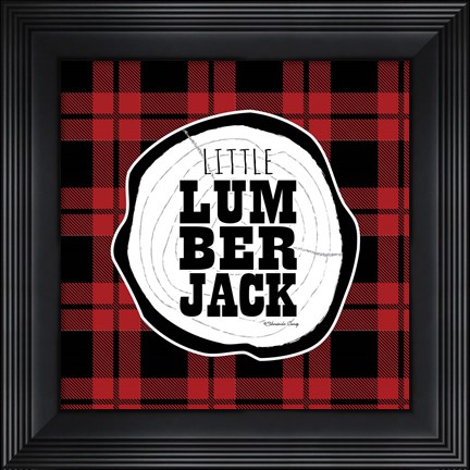 Framed Little Lumberjack Print