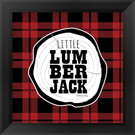 Framed Little Lumberjack Print