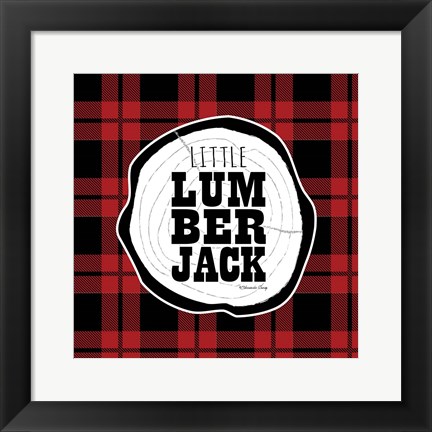 Framed Little Lumberjack Print