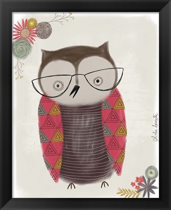 Framed Owl Print