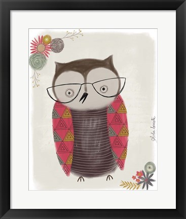 Framed Owl Print