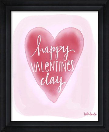 Framed Valentine&#39;s Day Print