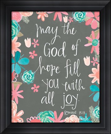 Framed Hope of God Print