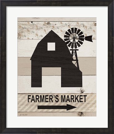 Framed Farm Market Print