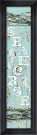 Framed Seahorse Print
