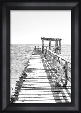 Framed Pier Print