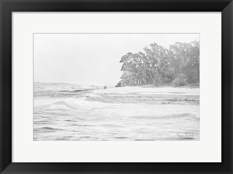 Framed Walkin&#39; the Beach Print