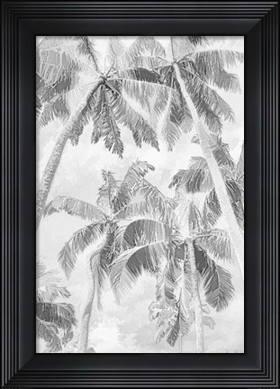 Framed Swaying Palms IV Print