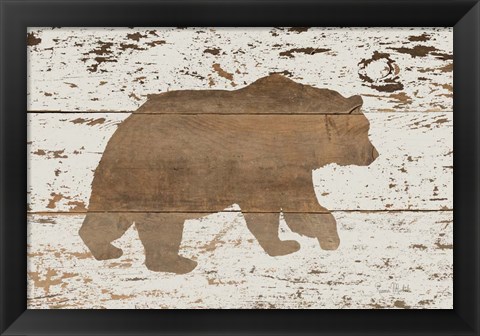 Framed Bear in Reverse Print