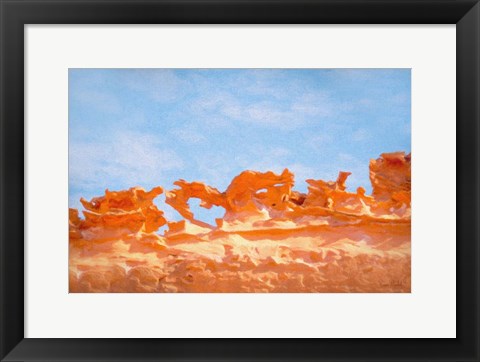 Framed Fins II Print