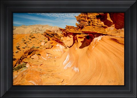 Framed Utah Rock Formation I Print