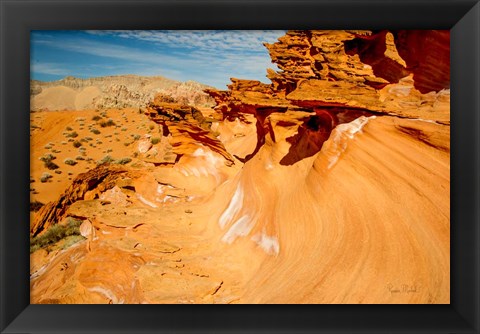 Framed Utah Rock Formation I Print