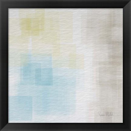 Framed White Abstract II Print