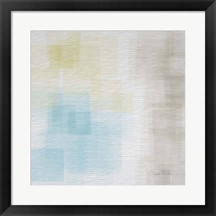 Framed White Abstract II Print